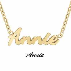 Athème Collier Femme - B2689-DORE-ANNIE Acier Doré | Femme Collier Et Pendentif