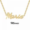 Athème Collier Femme - B2689-DORE-MARIE Acier Doré | Femme Collier Et Pendentif