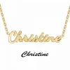 Athème Collier Femme - B2689-DORE-CHRISTINE Acier Doré | Femme Collier Et Pendentif