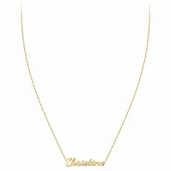 Athème Collier Femme - B2689-DORE-CHRISTINE Acier Doré | Femme Collier Et Pendentif