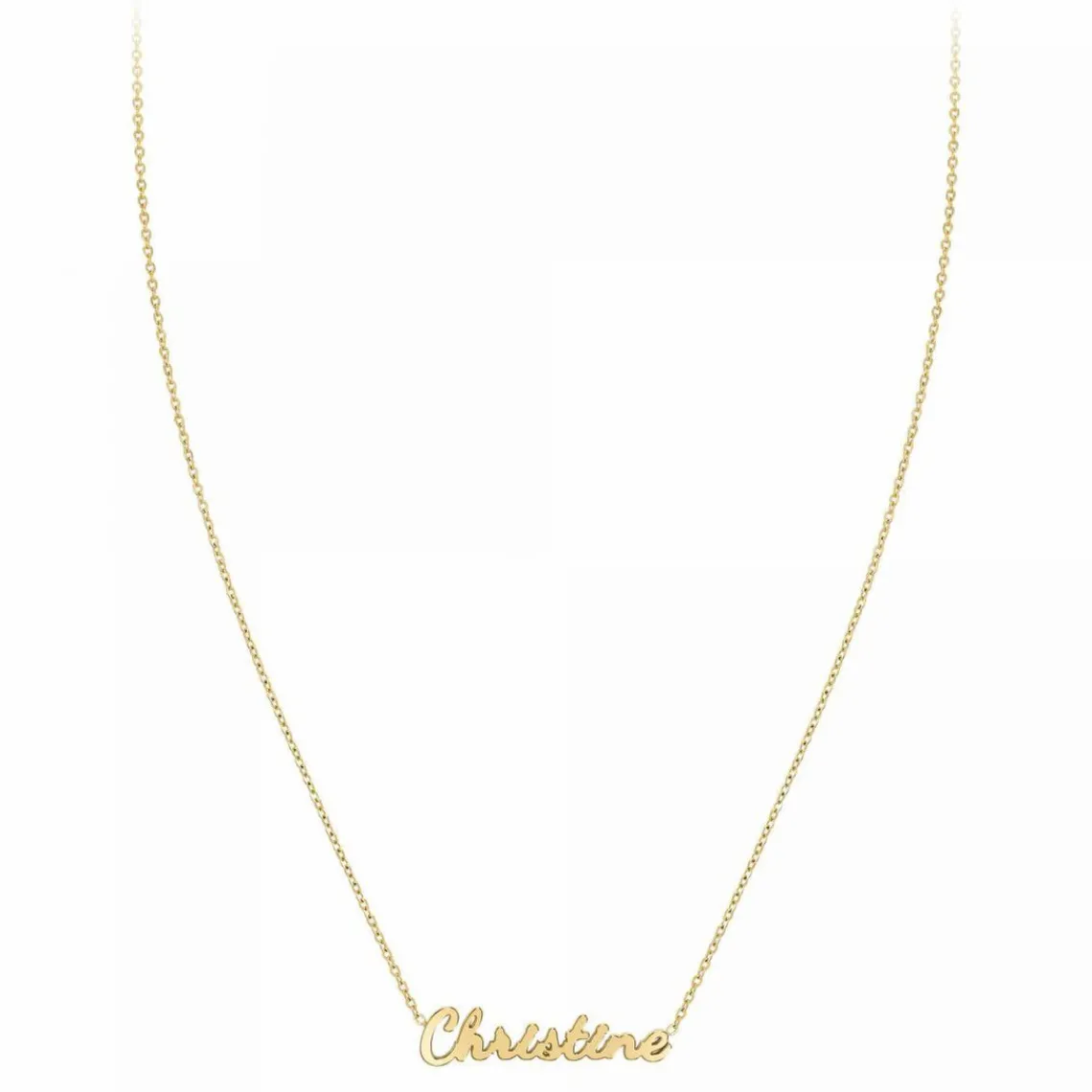 Athème Collier Femme - B2689-DORE-CHRISTINE Acier Doré | Femme Collier Et Pendentif