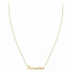 Athème Collier Femme - B2689-DORE-FRANCOISE Acier Doré | Femme Collier Et Pendentif