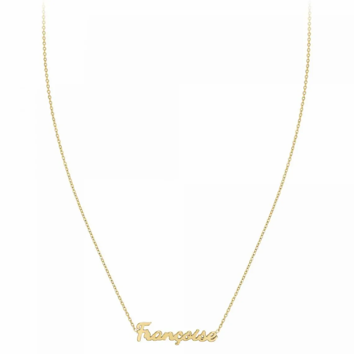Athème Collier Femme - B2689-DORE-FRANCOISE Acier Doré | Femme Collier Et Pendentif