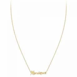 Athème Collier Femme - B2689-DORE-MONIQUE Acier Doré | Femme Collier Et Pendentif