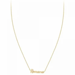 Athème Collier Femme - B2689-DORE-ROMANE Acier Doré | Femme Collier Et Pendentif