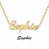 Athème Collier Femme - B2689-DORE-SOPHIE Acier | Femme Collier Et Pendentif