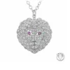 Athème Collier Femme - B2425-LION Métal Argent | Femme Collier Et Pendentif