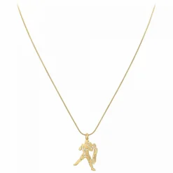 Athème Collier Femme - B2427-VERSEAU Acier Doré | Femme Collier Et Pendentif