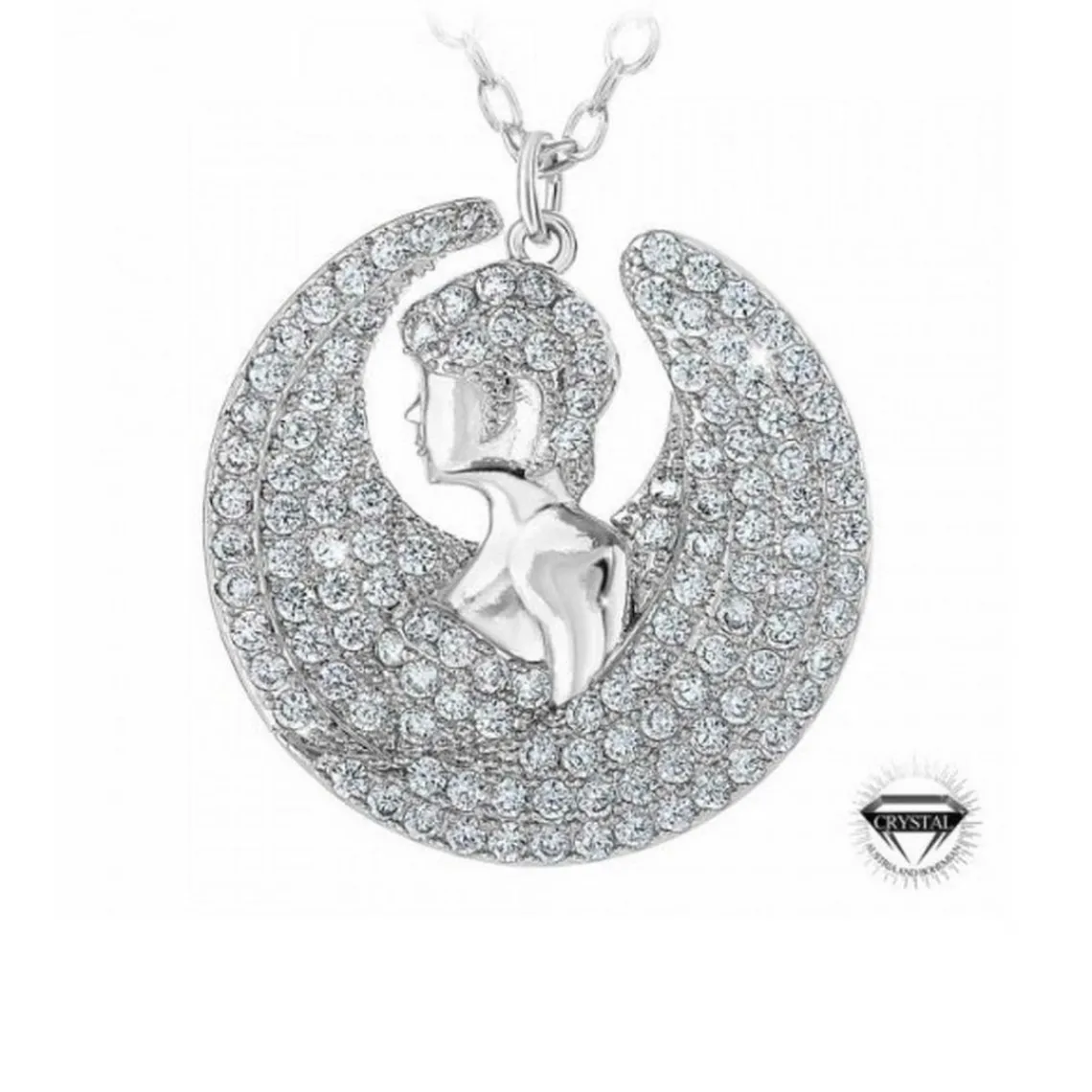 Athème Collier Femme - B2425-VIERGE Métal Argent | Femme Collier Et Pendentif