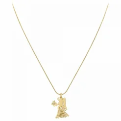 Athème Collier femme - B2427-VIERGE Acier Doré | Femme Collier Et Pendentif