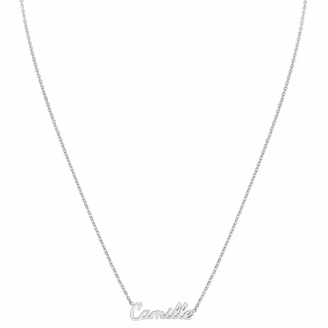 Athème Collier Femme B2689-ARGENT-CAMILLE - Acier Argent | Femme Collier Et Pendentif