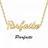 Athème Collier Femme B2689-DORE-PARFAITE - Acier Doré | Femme Collier Et Pendentif