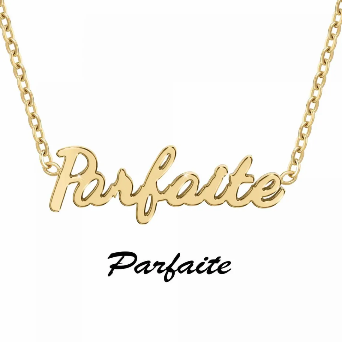 Athème Collier Femme B2689-DORE-PARFAITE - Acier Doré | Femme Collier Et Pendentif