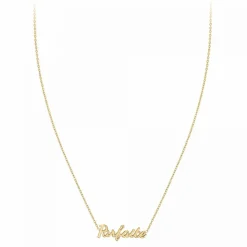 Athème Collier Femme B2689-DORE-PARFAITE - Acier Doré | Femme Collier Et Pendentif