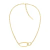 Calvin Klein Bijoux Collier Femme Calvin Klein Playful Organic Shapes - 35000354 Acier Doré | Femme Collier Et Pendentif