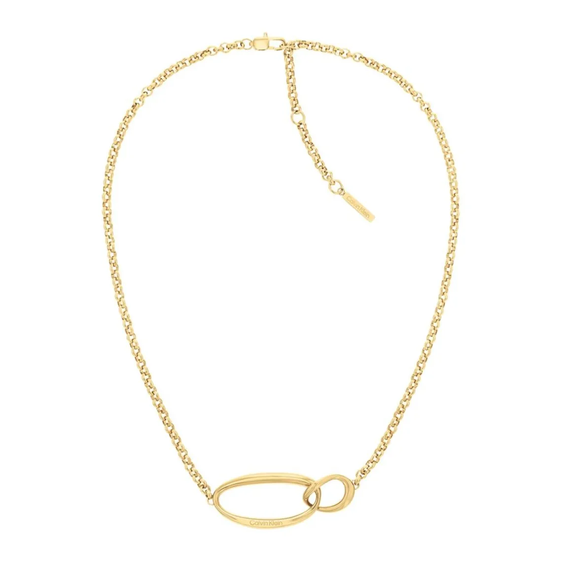 Calvin Klein Bijoux Collier Femme Calvin Klein Playful Organic Shapes - 35000354 Acier Doré | Femme Collier Et Pendentif