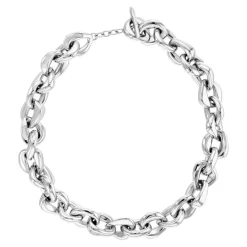 Calvin Klein Bijoux Collier Femme Statement Links Sculptural - 35000652 Acier Argent | Femme Collier Et Pendentif