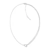 Calvin Klein Bijoux Collier Femme Calvin Klein Sculptured Drops - 35000080 Acier Argent | Femme Collier Et Pendentif