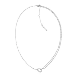 Calvin Klein Bijoux Collier Femme Calvin Klein Sculptured Drops - 35000080 Acier Argent | Femme Collier Et Pendentif
