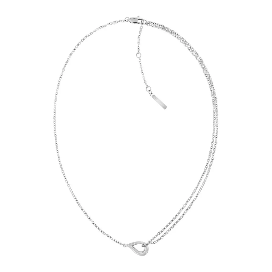 Calvin Klein Bijoux Collier Femme Calvin Klein Sculptured Drops - 35000080 Acier Argent | Femme Collier Et Pendentif