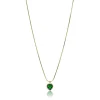 Emily Westwood Bijoux Collier femme Emily Westwood EWN23072G - Acier Doré et Vert | Femme Collier Et Pendentif