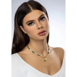 Emily Westwood Bijoux Collier femme Emily Westwood EWN23078G - Acier Doré | Femme Collier Et Pendentif