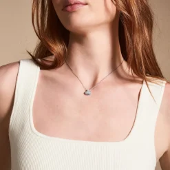 Fossil Bijoux Collier Femme - JF04674040 - Acier Argent | Femme Collier Et Pendentif
