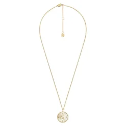 Fossil Bijoux Collier Femme Signes du Zodiaque Lion - JF04842710 Acier inoxydable | Femme Collier Et Pendentif