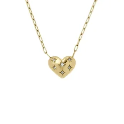 Fossil Bijoux Collier Femme Love Sadie - JF04856710 Acier inoxydable | Femme Collier Et Pendentif