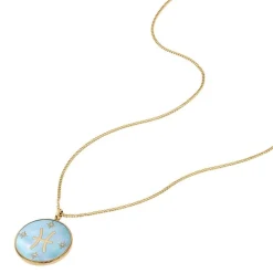 Fossil Bijoux Collier Femme Signes du Zodiaque Poissons - JF04848710 Acier inoxydable | Femme Collier Et Pendentif