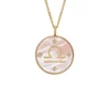 Fossil Bijoux Collier Femme Signes du Zodiaque Balance - JF04844710 Acier inoxydable | Femme Collier Et Pendentif