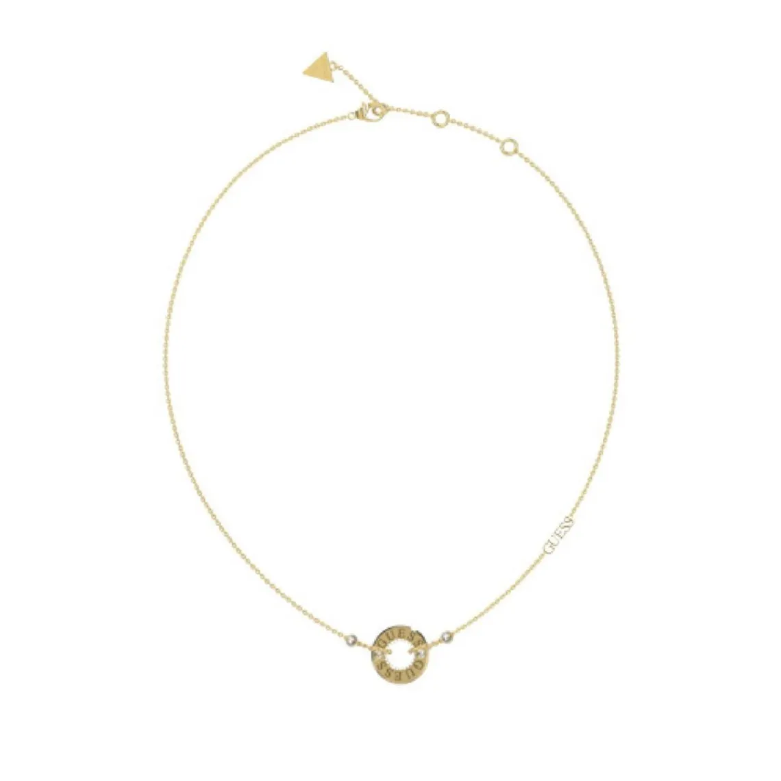 Guess Bijoux Collier femme JUBN03110JWYG - JUST GUESS Acier Doré | Femme Collier Et Pendentif