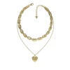 Guess Bijoux Collier Femme - JUBN02227JWYG FALLING IN LOVE Acier Doré | Femme Collier Et Pendentif