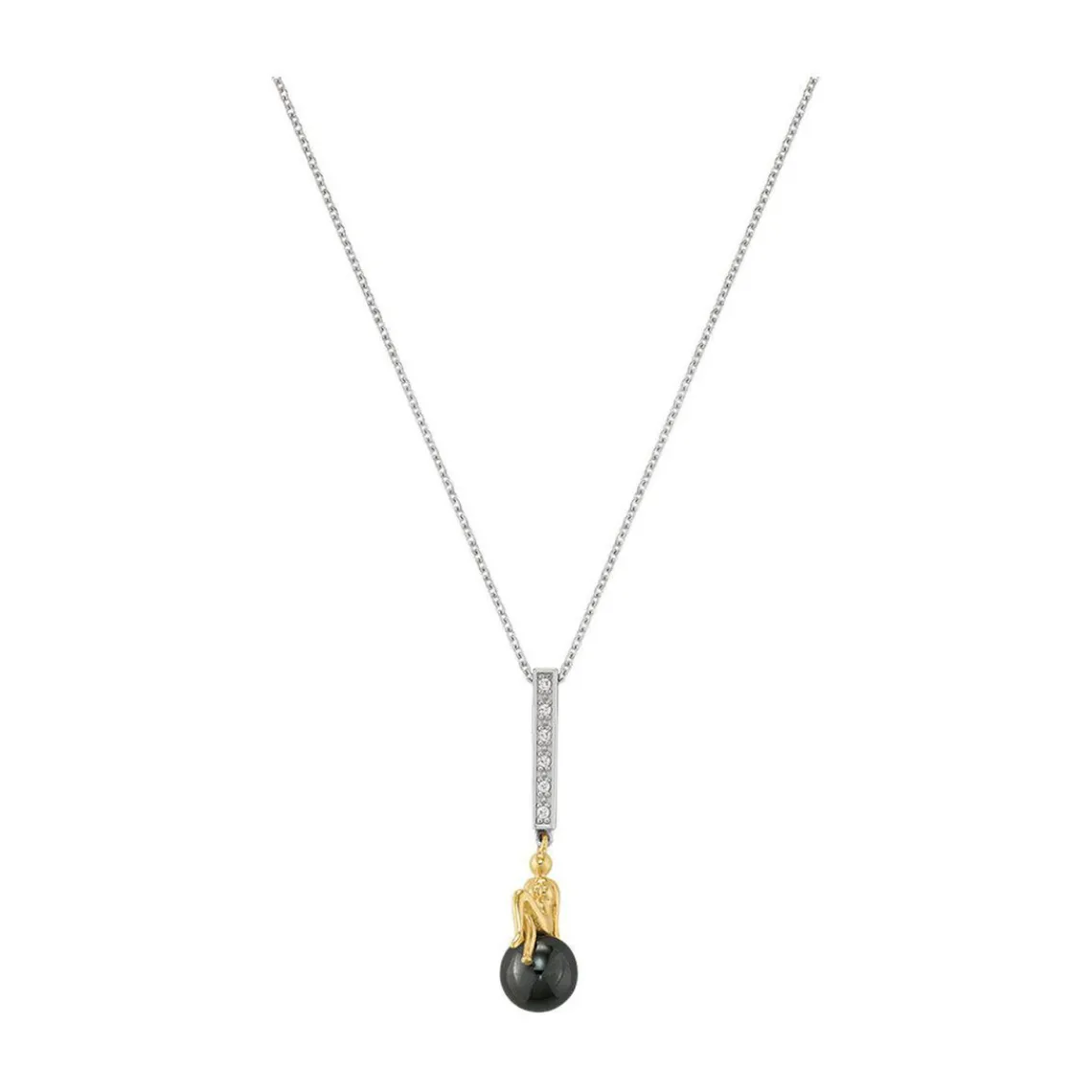 Jourdan Collier Femme AJF170001N - LUNA - Argent Argent | Femme Collier Et Pendentif