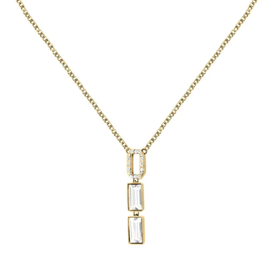 Karl Lagerfeld Collier Femme Stone - KLAYC08 Acier Doré | Femme Collier Et Pendentif