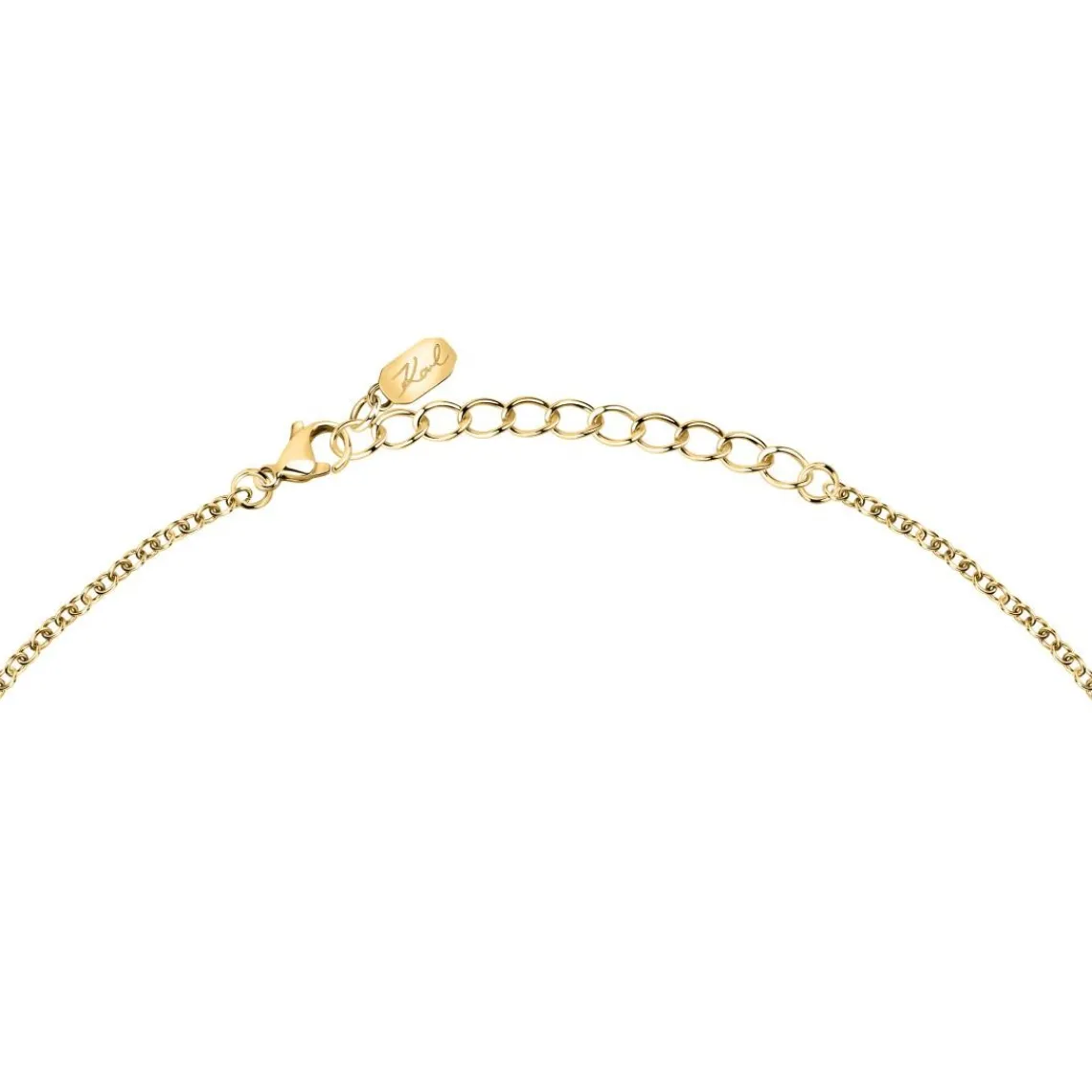 Karl Lagerfeld Collier Femme Stone - KLAYC08 Acier Doré | Femme Collier Et Pendentif