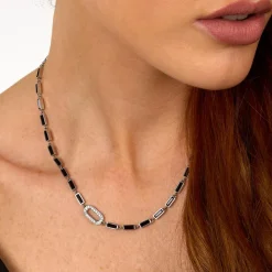 Karl Lagerfeld Collier Femme Stone - KLAYC07 Acier Argent | Femme Collier Et Pendentif