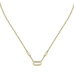 Karl Lagerfeld Collier Femme Stone - KLAYC10 Acier Doré | Femme Collier Et Pendentif