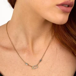 Karl Lagerfeld Collier Femme Stone - KLAYC10 Acier Doré | Femme Collier Et Pendentif