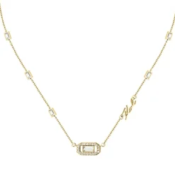 Karl Lagerfeld Collier Femme Stone - KLAYC09 Acier Doré | Femme Collier Et Pendentif