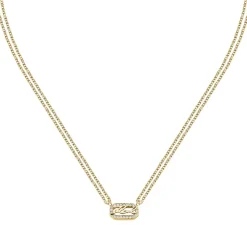 Karl Lagerfeld Collier Femme Stone - KLAYC12 Acier Doré | Femme Collier Et Pendentif