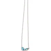 Kosma Paris Collier Femme Kira - argenté Blanc | Femme Collier Et Pendentif