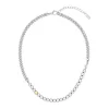 Lacoste Collier Femme Orbe - 2040335 Acier Argent Ajustable Circonference Interieure 406 Mm | Femme Collier Et Pendentif