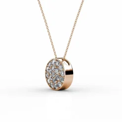 MYC-Paris Collier Femme - DP0351-RG Laiton Doré rose | Femme Collier Et Pendentif