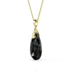MYC-Paris Collier Femme - DP0485-G-BK Laiton Doré | Femme Collier Et Pendentif