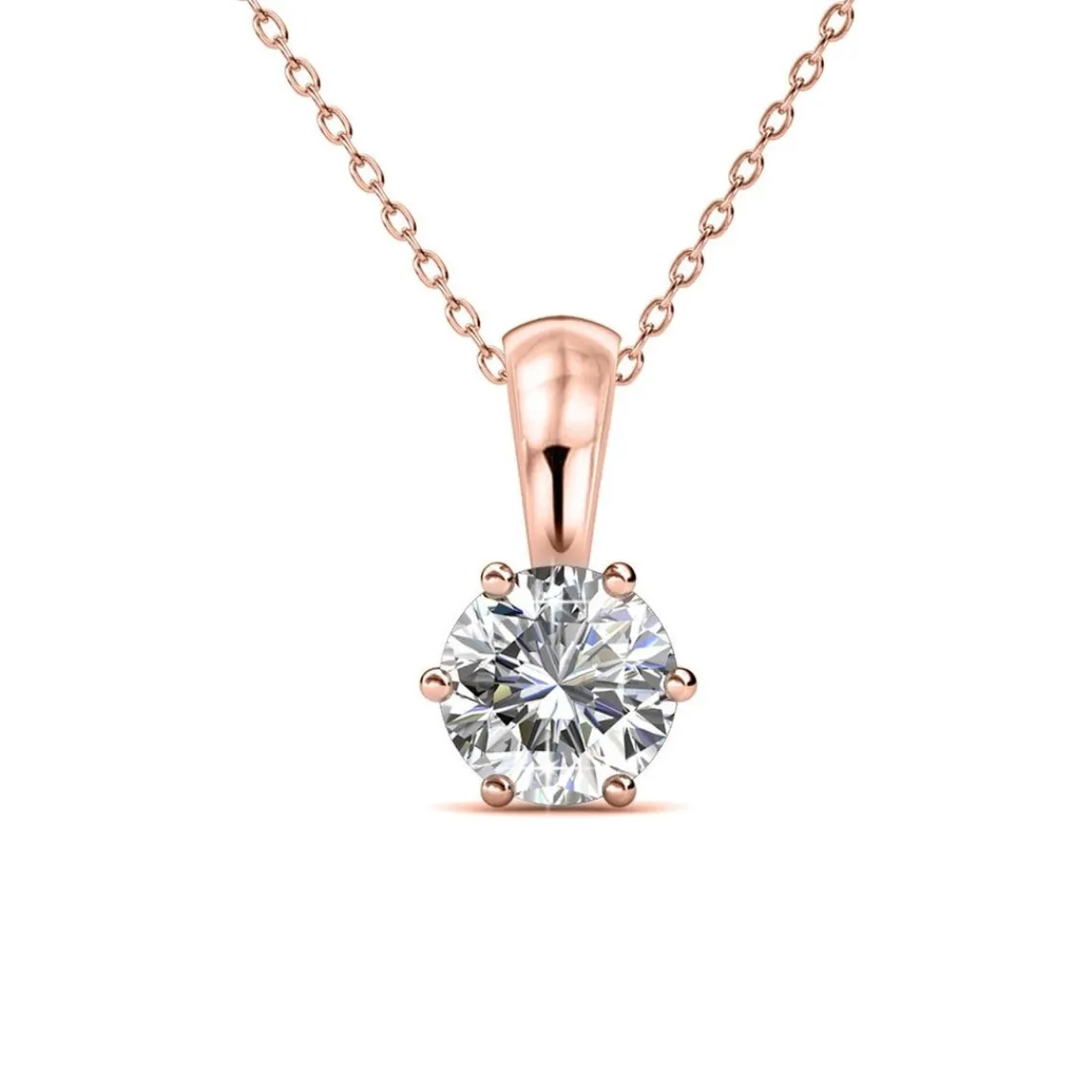 MYC-Paris Collier Femme - DP0060-RG-04 Laiton Doré rose | Femme Collier Et Pendentif