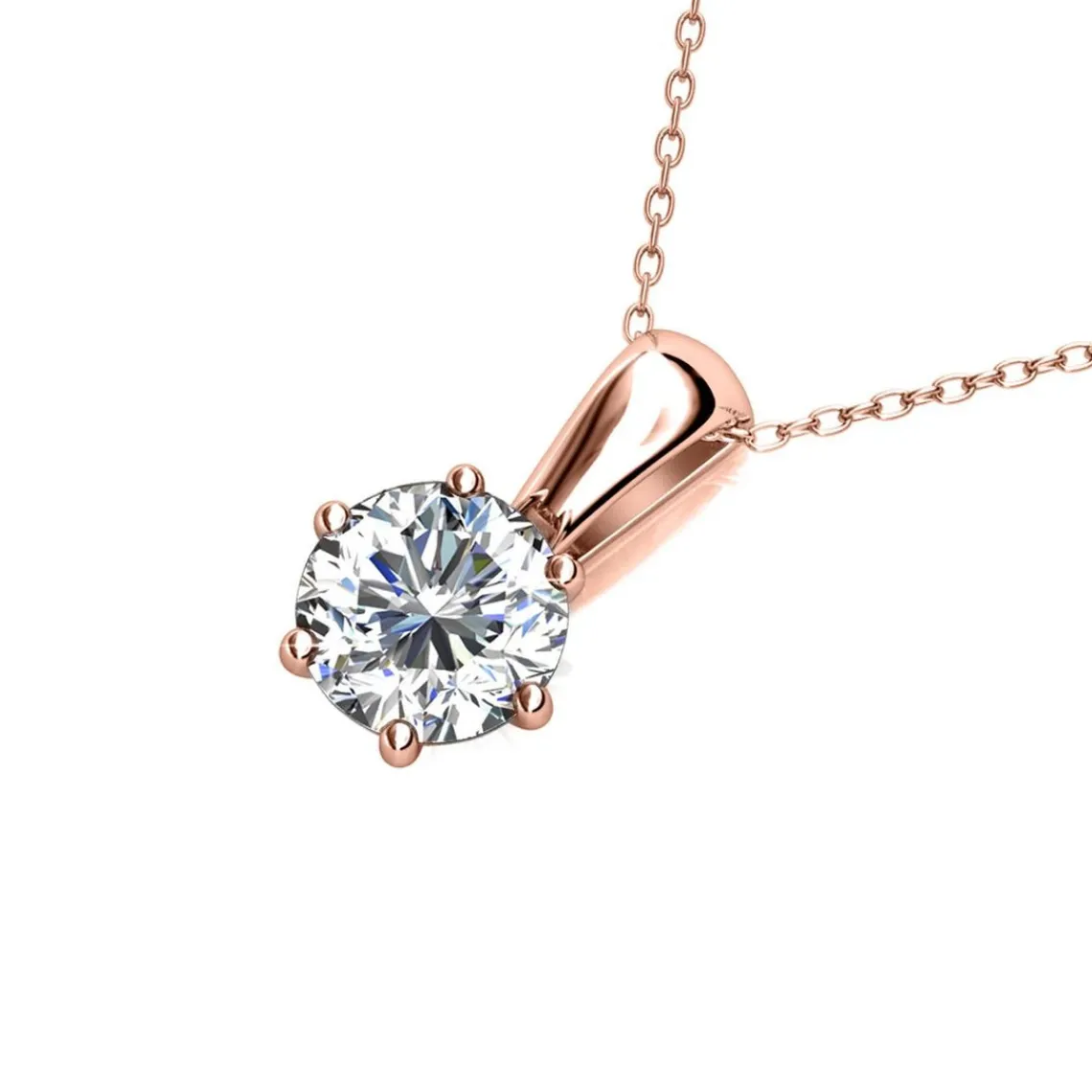 MYC-Paris Collier Femme - DP0060-RG-04 Laiton Doré rose | Femme Collier Et Pendentif