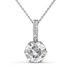 MYC-Paris Collier Femme - DP0413-S Laiton Argent | Femme Collier Et Pendentif