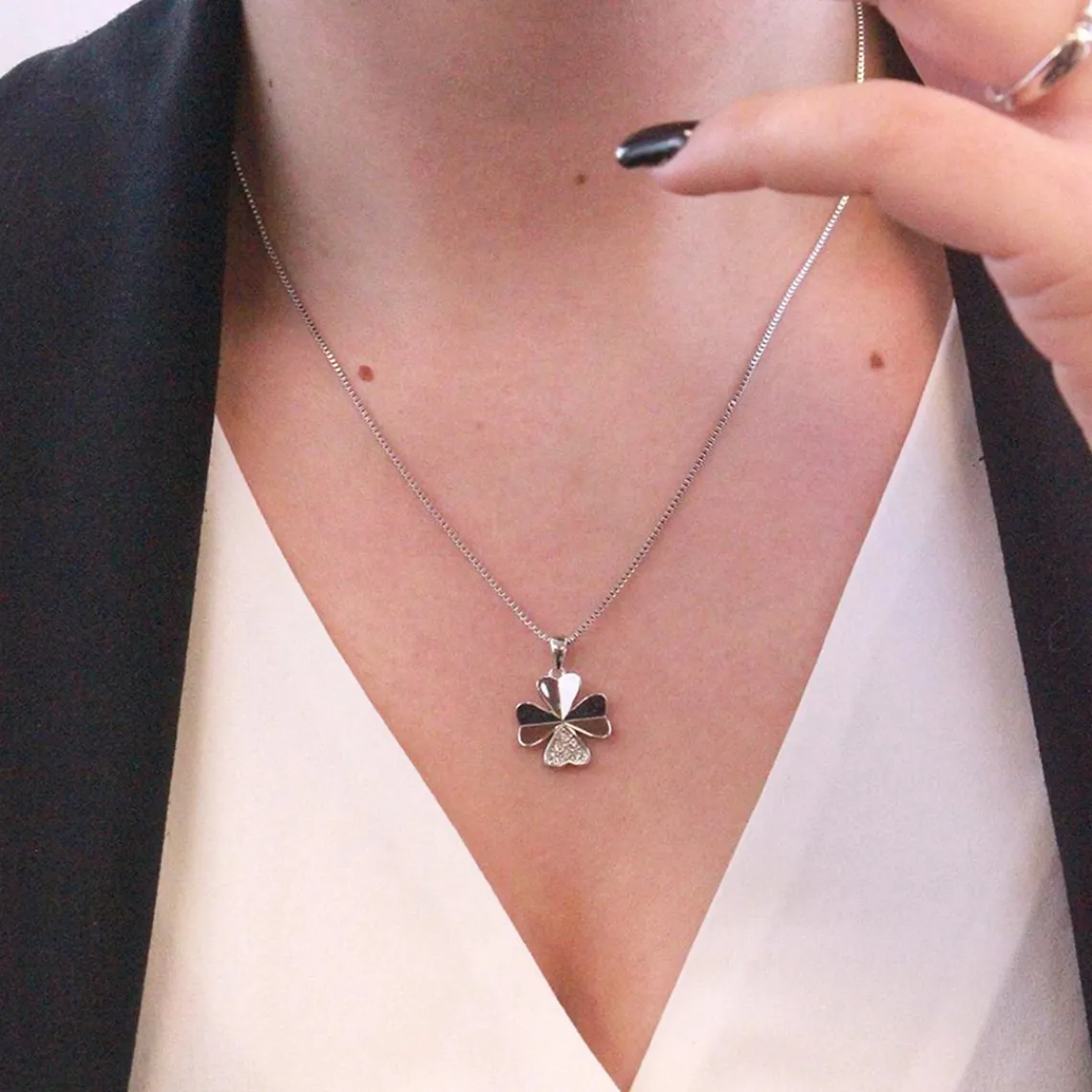 MYC-Paris Collier Femme - DP0458-S Laiton Argent | Femme Collier Et Pendentif