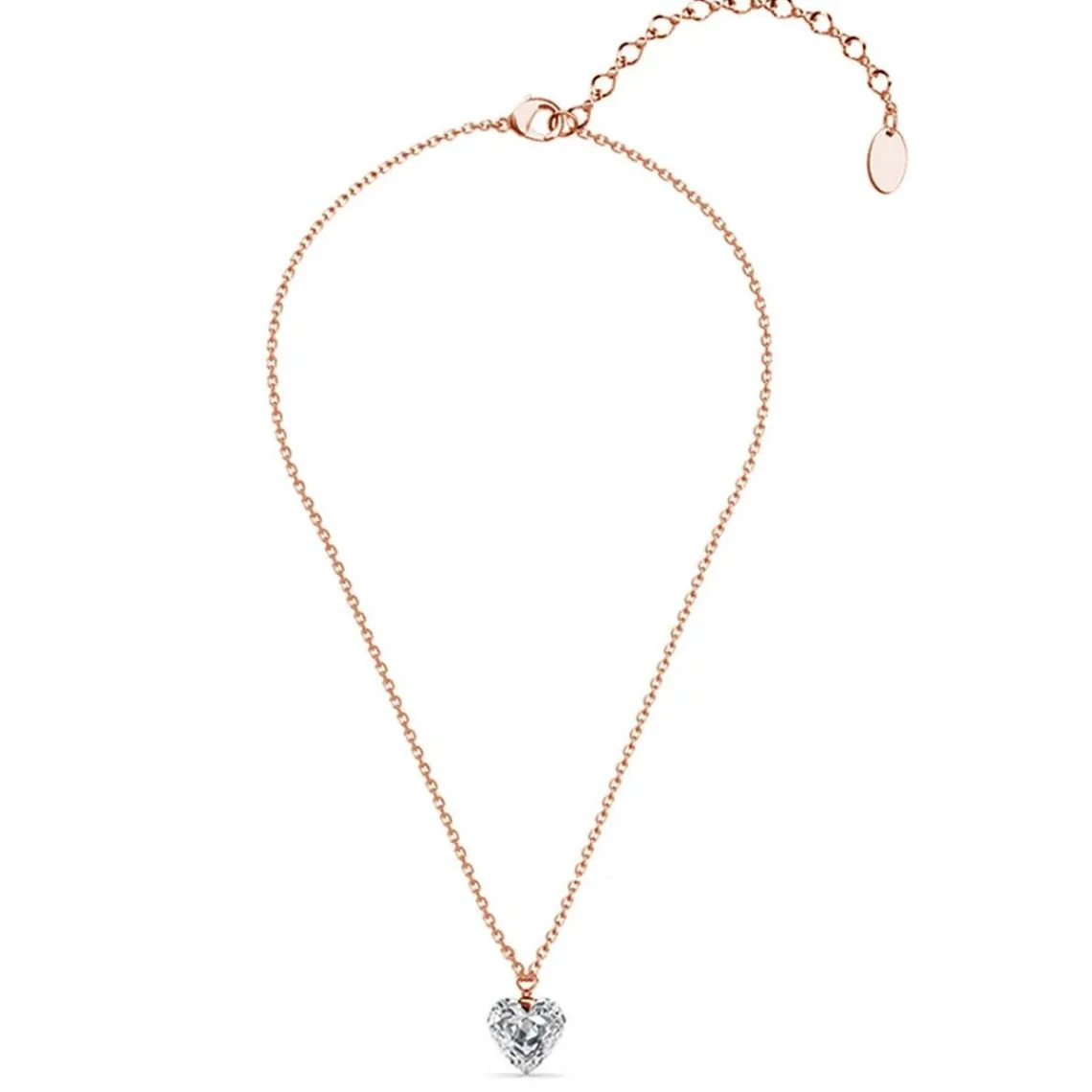 MYC-Paris Collier Femme - DP0520-RG Laiton Doré rose | Femme Collier Et Pendentif